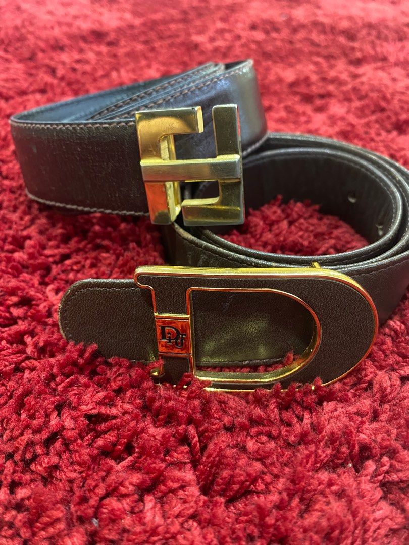 DIOR N FENDI VINTAGE Men s Fashion Watches Accessories Belts
