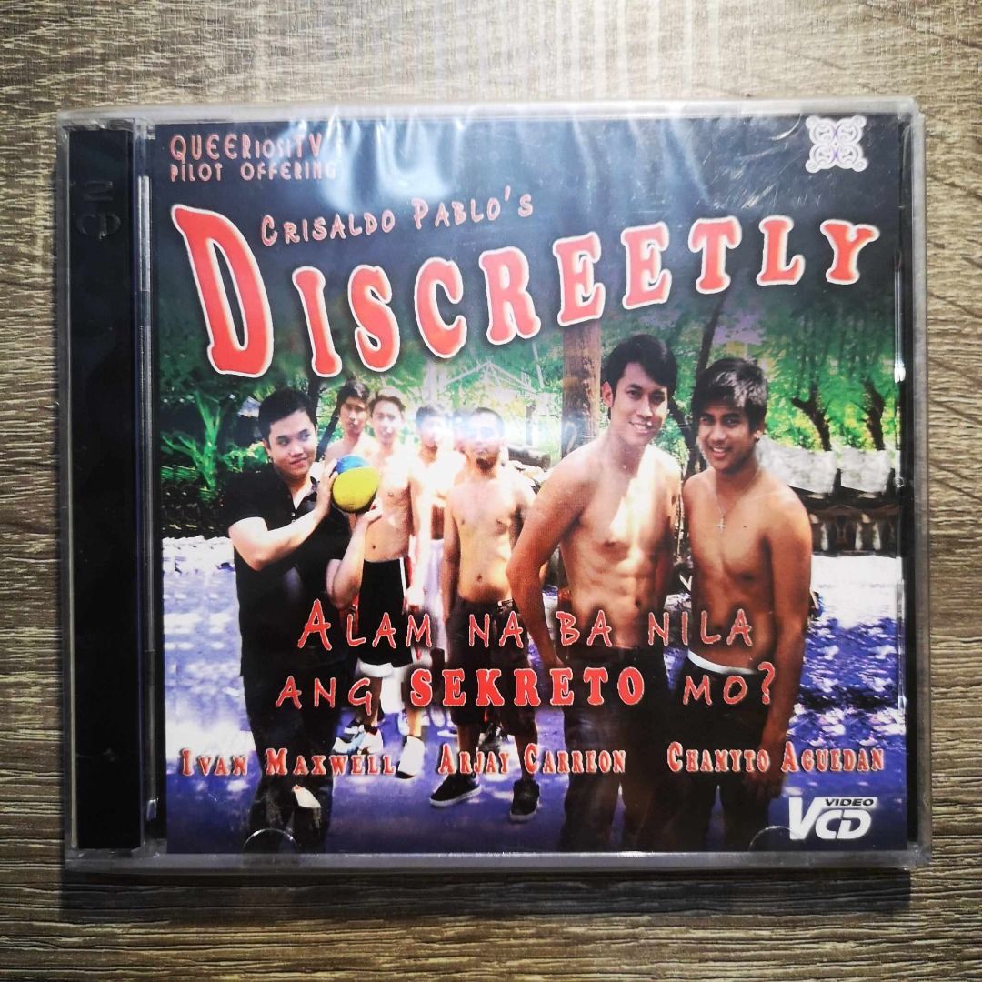Discreetly VCD (Gay Indie Film) (Category: CDs & DVDs) located in Quezon City. Submitted by pinkskies_media (Listing ID 1265310971, Image 1). Description: Sealed old stock.