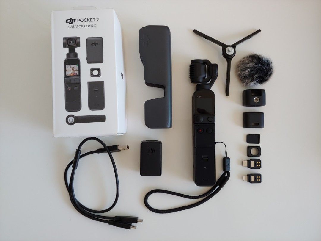 DJI OSMO Pocket 2 Creator Combo, 攝影器材, 攝錄機- Carousell