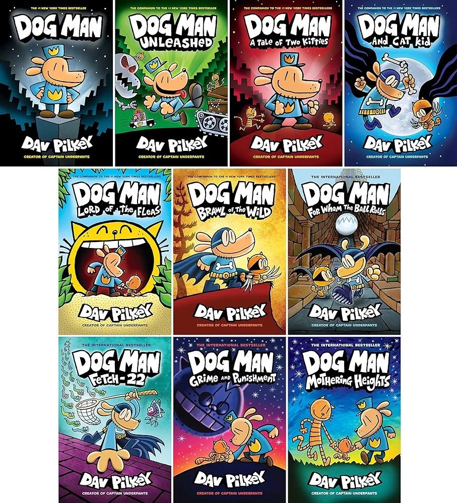 Dog Man Comic Book Series Set 110, Hobbies & Toys, Books & Magazines