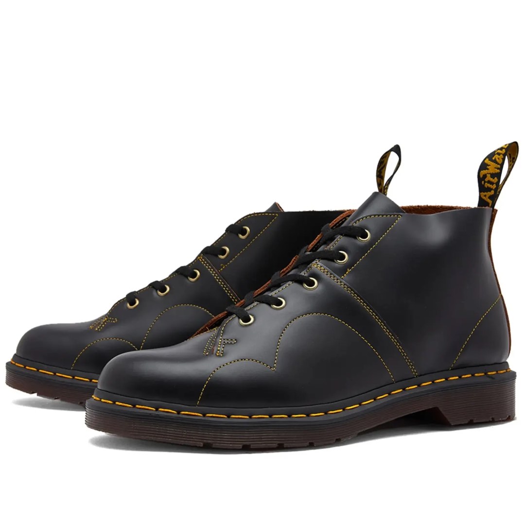 Dr Martens Church Monkey Black Women s Fashion Footwear Boots