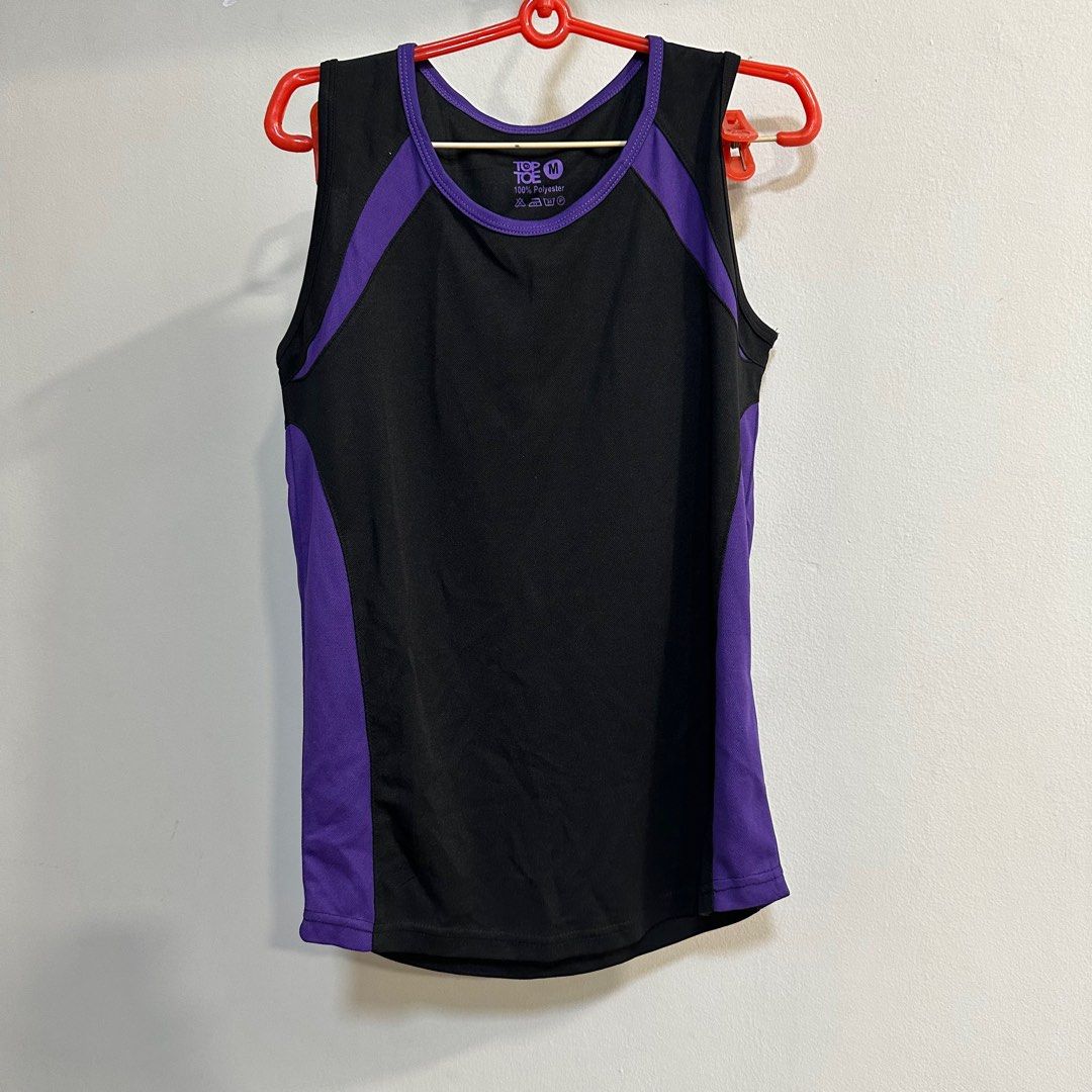 Purple store sports top