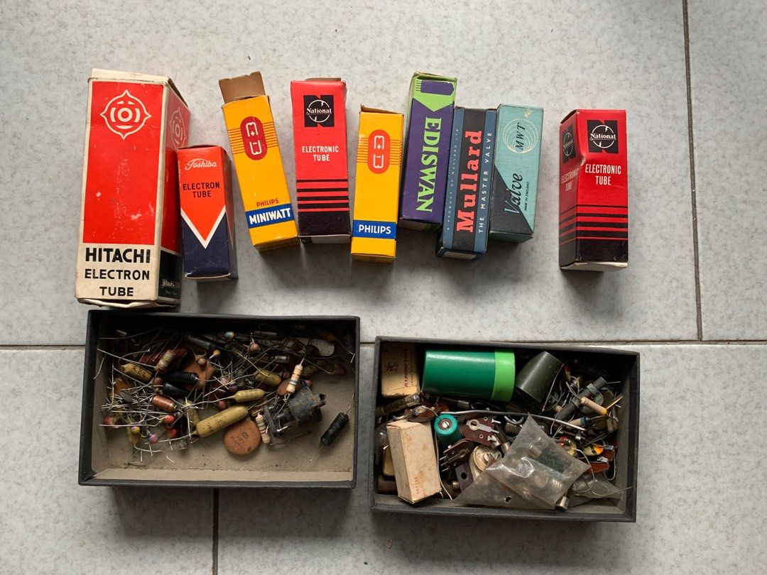 Electron tubes and capacitors, Everything Else on Carousell