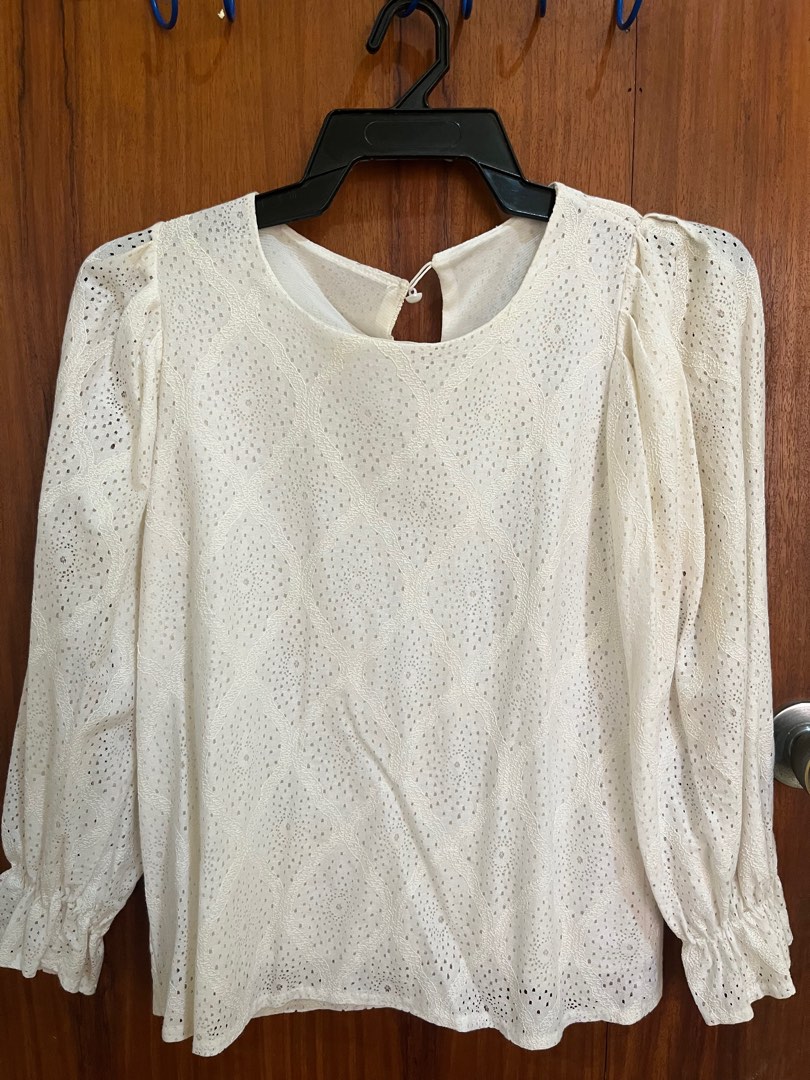 Rust  Eyelet Long-Sleeve main image 1