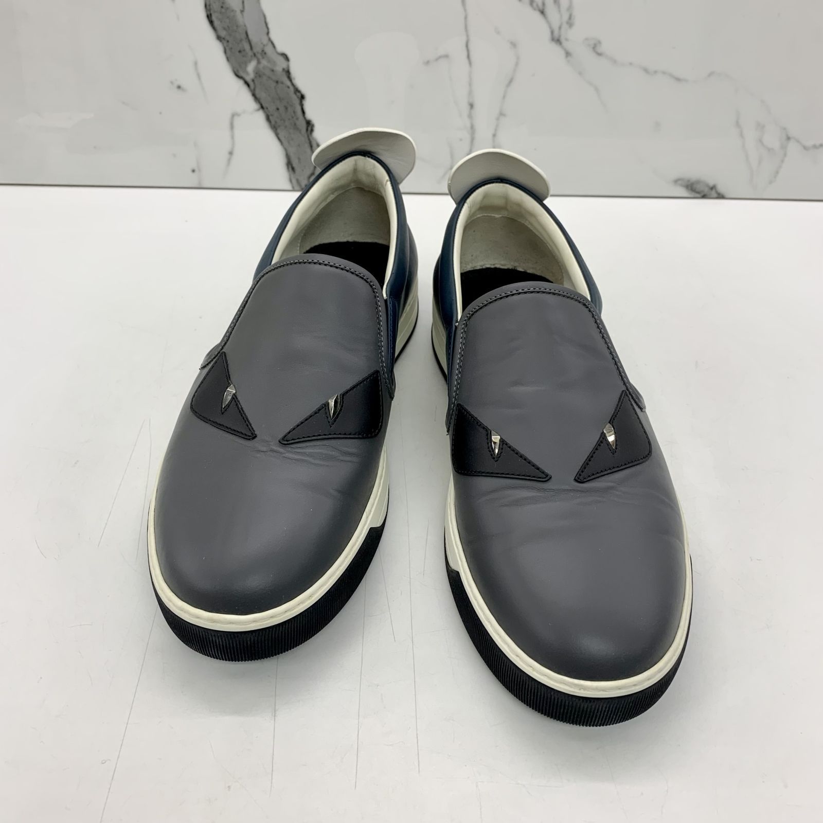 Fendi monster loafers clearance