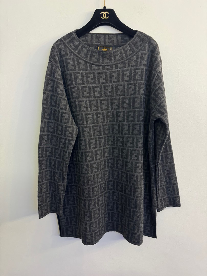 FENDI OVERSIZED SWEATSHIRT Luxury Apparel on Carousell
