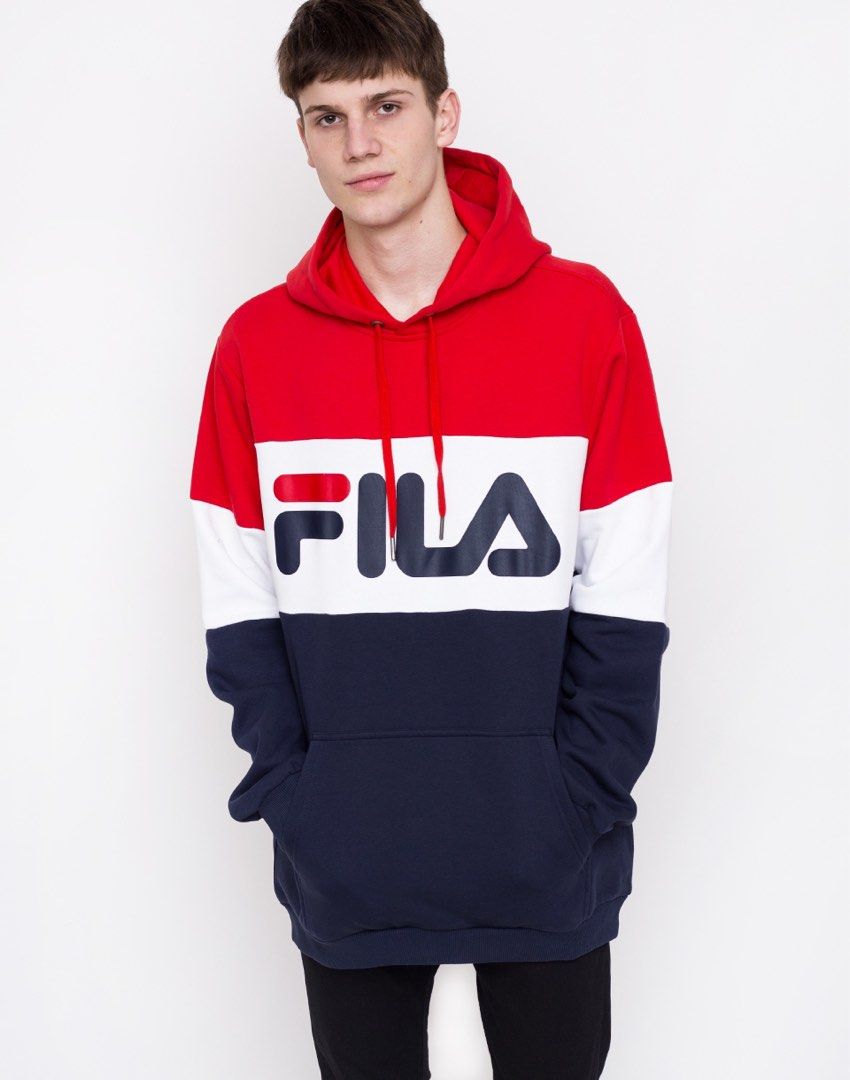 Fila color block hoodie discount