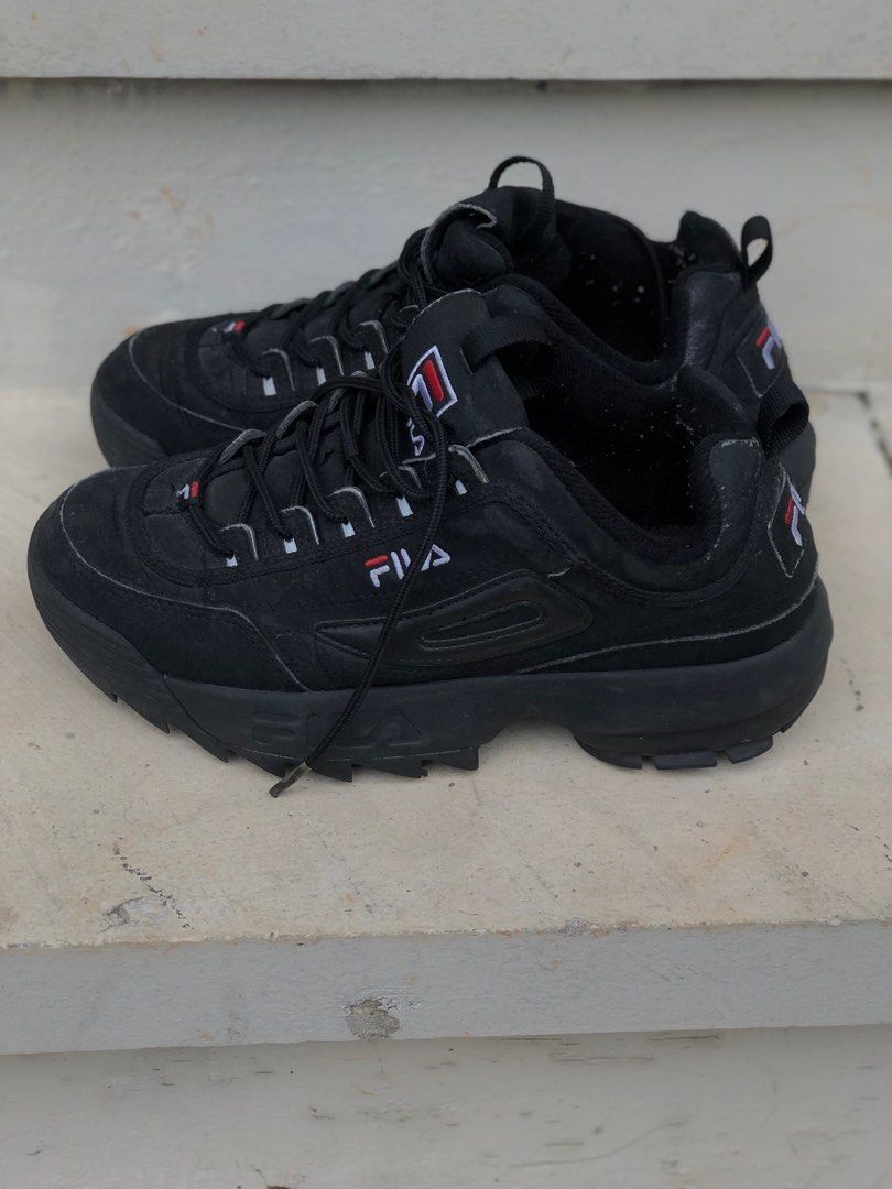 Fila disruptor cheap matte black
