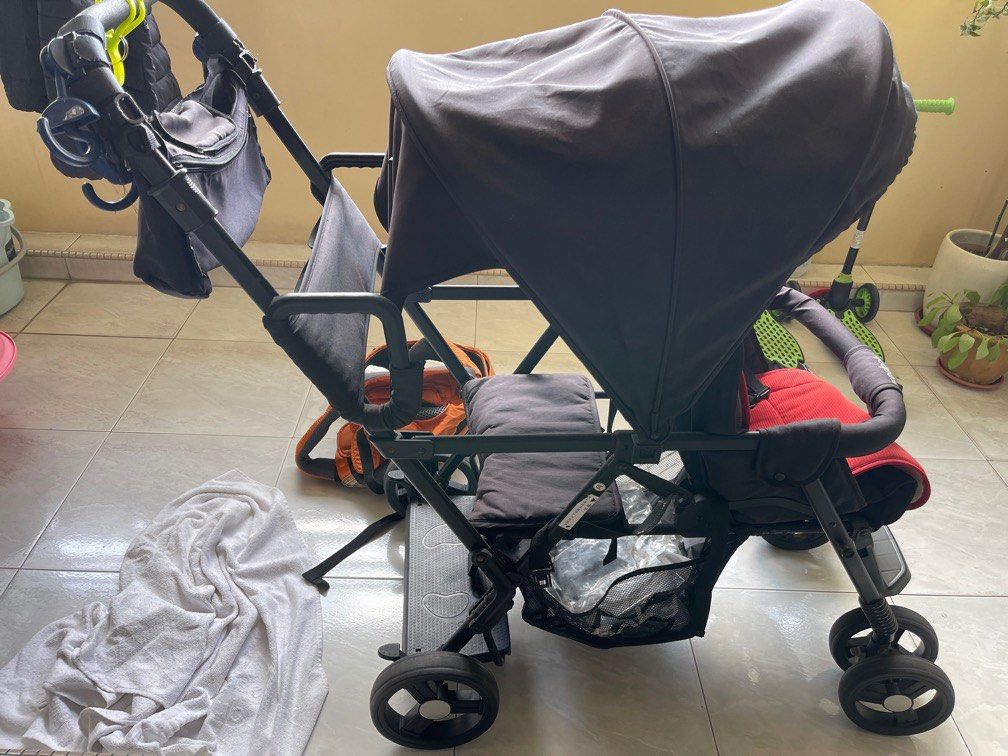 Free top double stroller