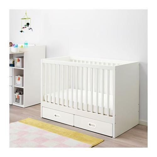 FREE STUVA FRITIDS cot width drawers 60x120 white Babies