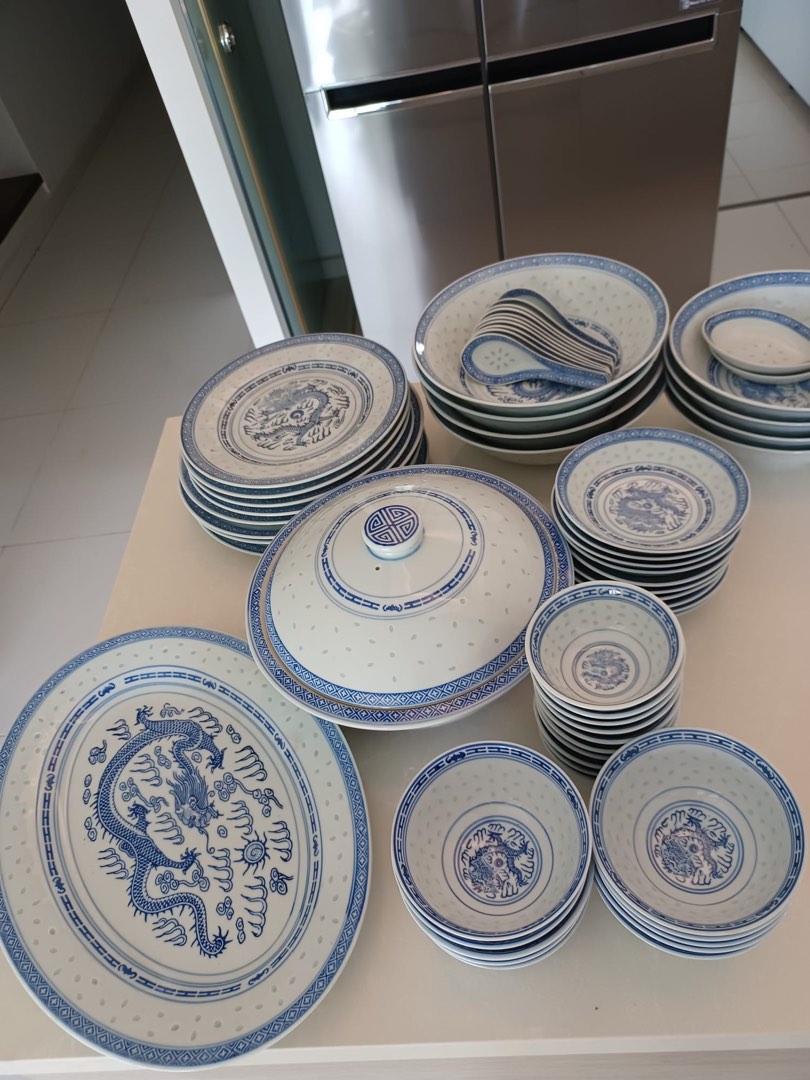 Full dinner set for 10 pax, Furniture & Home Living, Kitchenware