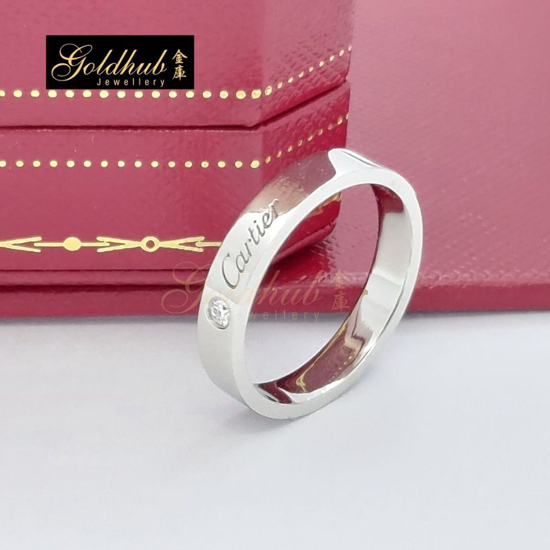 Cartier Love Ring Cartier Pt950 Full Set: Size 60] PT950 Pre-loved