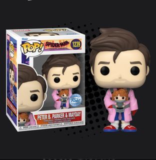 Funko Pop - Marvel Spiderman Across the Spiderverse Peter B. Parker & Mayday