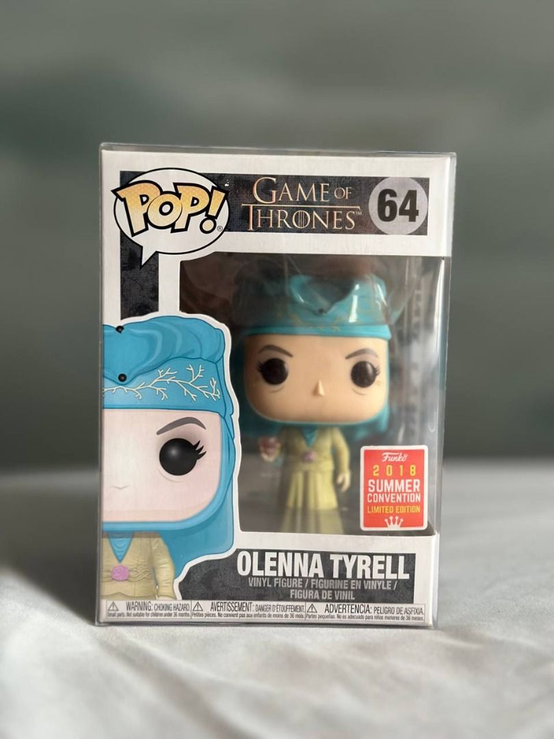 Funko Pop Game of Thrones - Olenna Tyrell (Category: Designer & Blind Box Toys) located in Pasig City. Submitted by igibernabe (Listing ID 1265156447, Image 1). Description: Funko Pop Game of Thrones - Olenna Tyrell NOOB/Mint Box condition: 9.5/10 Pop condition: 10/10 Location: Pasig MOP: GCash/Maya RFS: need funds, semi-quitting.