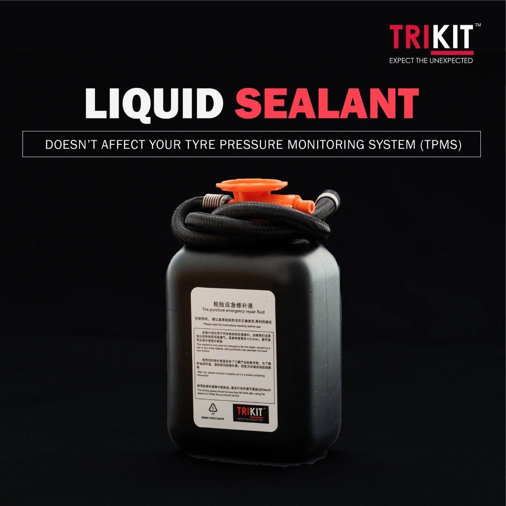 Genuine TRIKIT PRO German OEM Tyre Inflator 12V Portable Car Tire Air