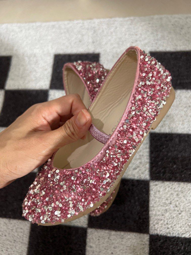Girl shoes Sparkling pink
