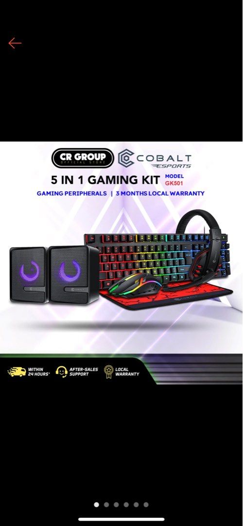 GK501 5-in-1 gaming kit, Computers & Tech, Parts & Accessories, Other ...