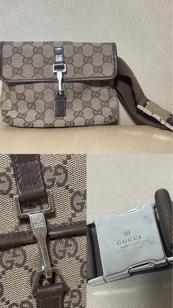 Gucci Classic GG Monogram Flight Belt bag Luxury Bags Wallets on Carousell