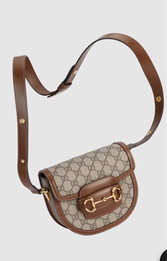 GUCCI HORSEBIT 1955 MINI ROUNDED BAG, Luxury, Bags Wallets on