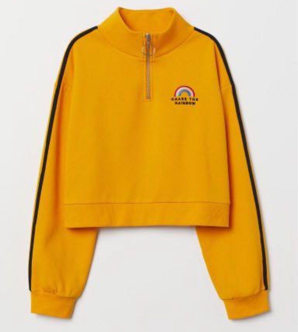 h m stand up collar sweatshirt original Women s Fashion Coats Jackets and Outerwear on Carousell