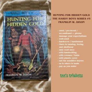 Hunting for Hidden Gold The Hardy Boys Series #5 by Franklin W. Dixon
