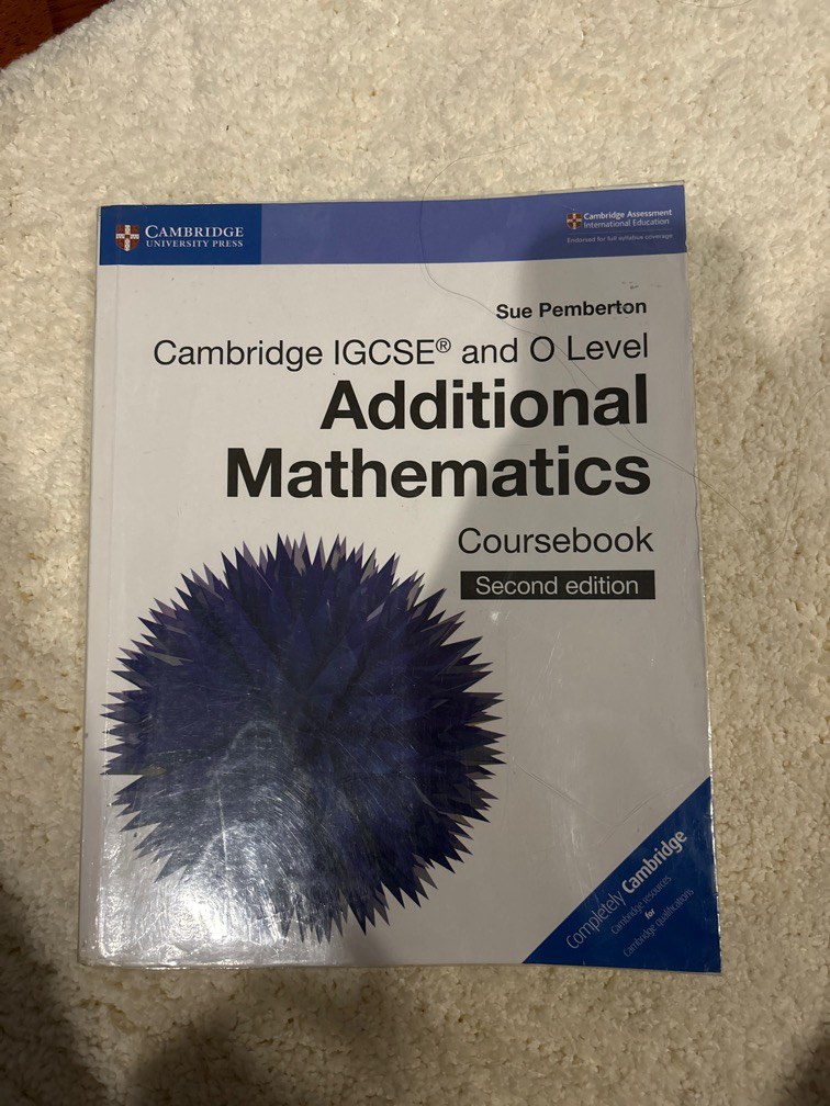Igcse additional maths coursebook hobbies toys books magazines