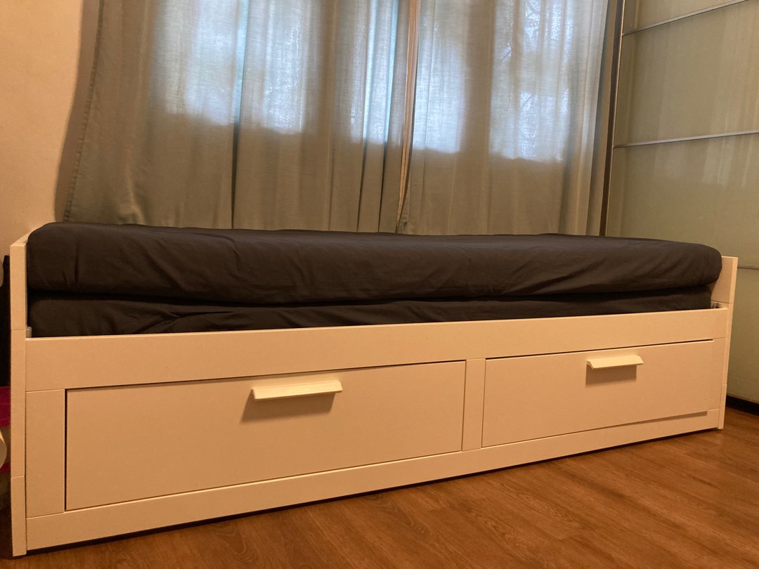 IKEA Brimnes Daybed w Mattresses, Furniture & Home Living, Furniture