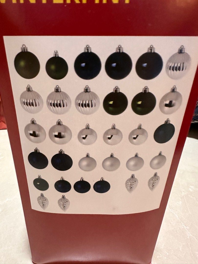 IKEA Christmas tree decorations (no tree), Furniture & Home Living
