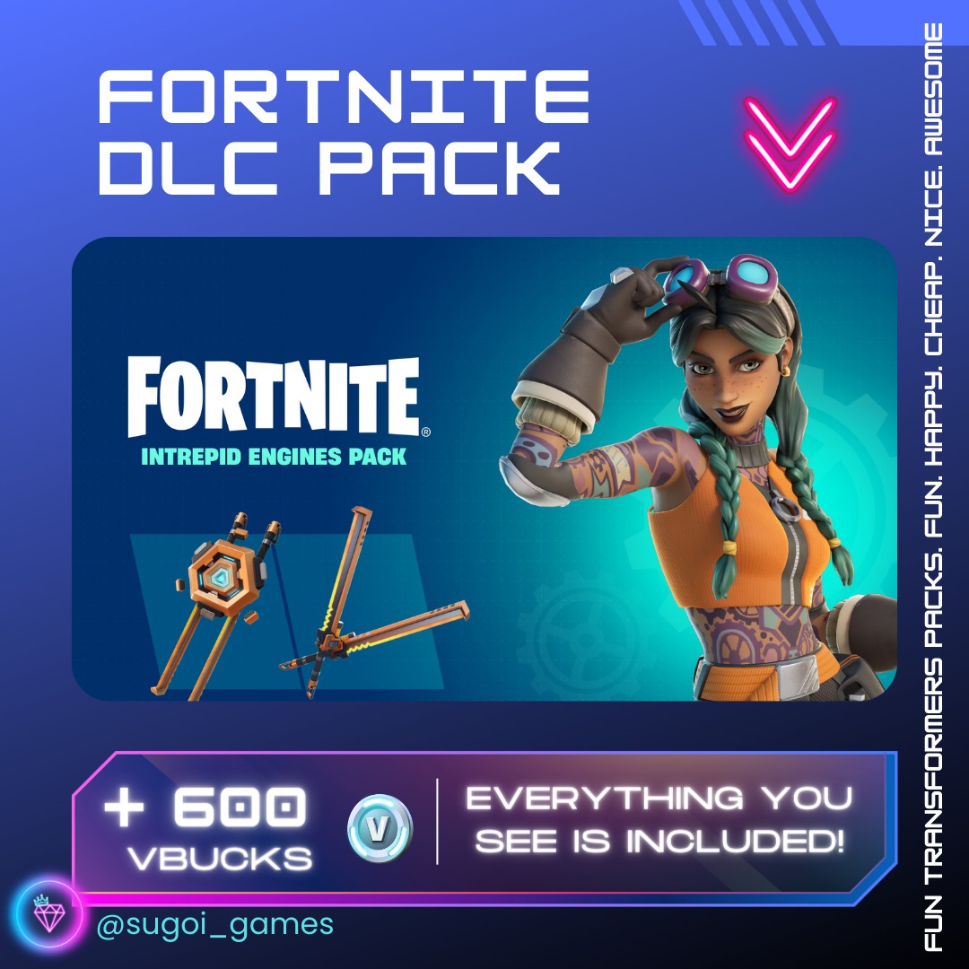 Intrepid Engines Pack Fortnite DLC/Addon C4S3 Starter Pack Login