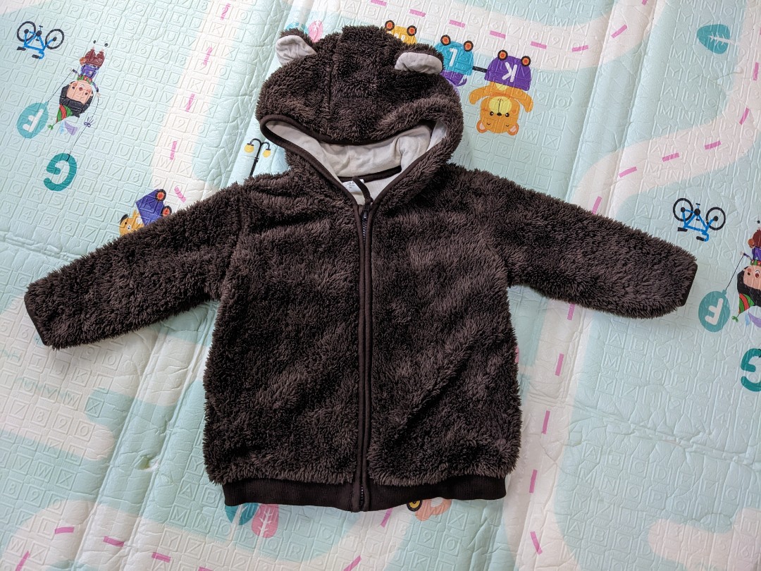 Gymboree 2-pc “Furry” Fleece Sweatshirt/pant Set