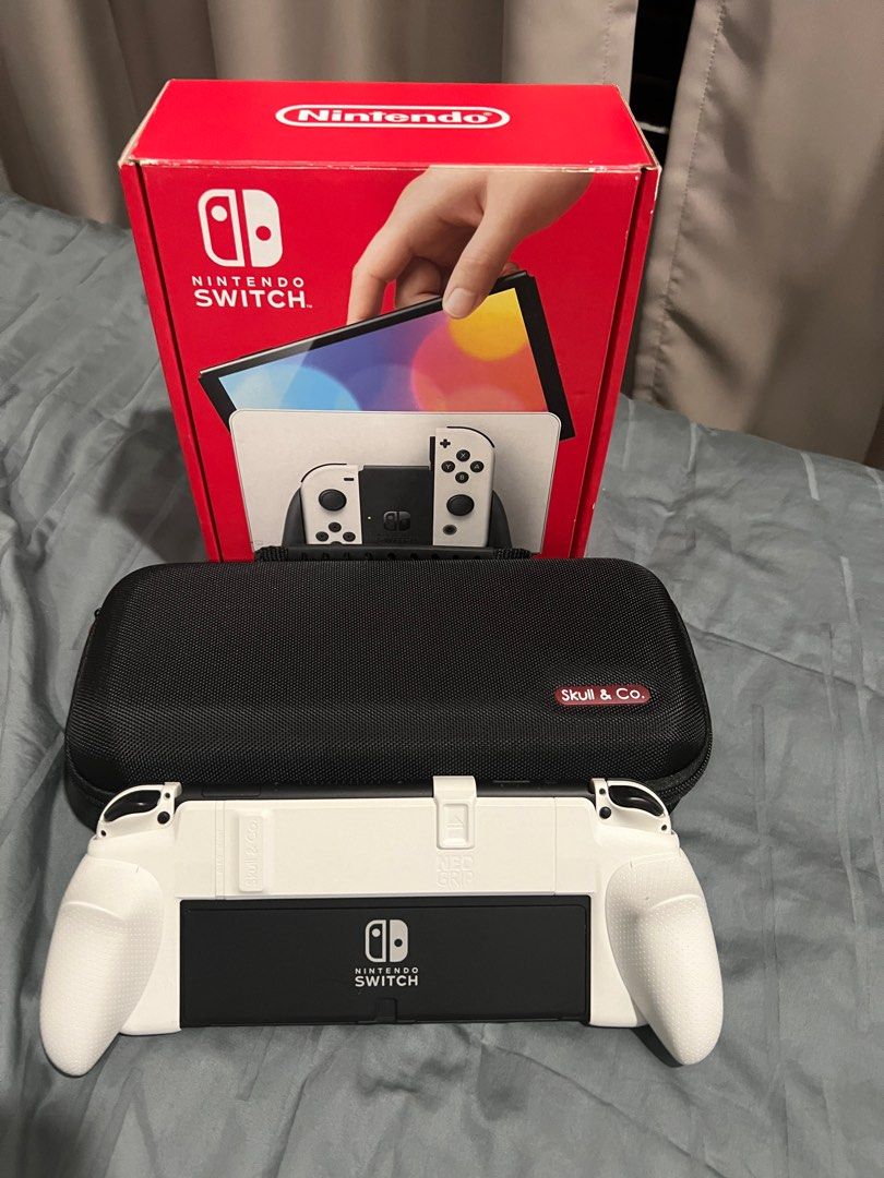 Jailbreak Oled Nintendo Switch Oled White Dual Mode, Video Gaming, Video Game Consoles, Nintendo