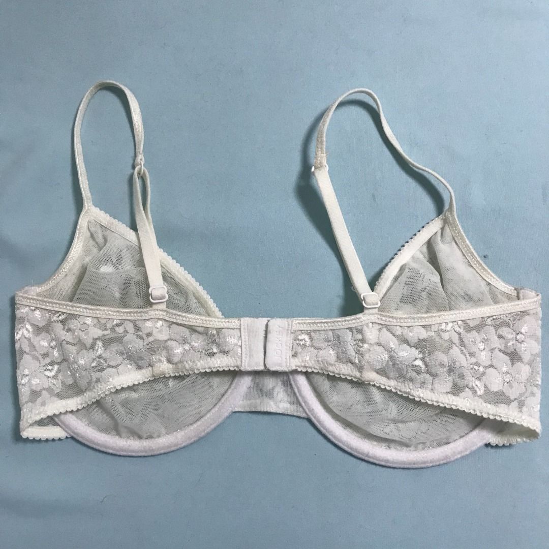 Jockey Lace Bra Underwired Not Padded 36C (Category: Undergarments & Loungewear) located in Dinalupihan. Submitted by declutteredbyaly (Listing ID 1265263397, Image 2). Description: - manage your expectations since this is preloved - with removable stains.