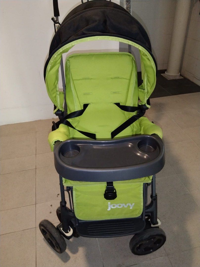 Joovy Caboose Graphite Stand On Tandem Stroller Appletree