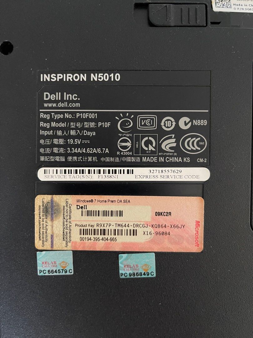 [Junk] Dell Inspiron N5010, Computers & Tech, Laptops & Notebooks on