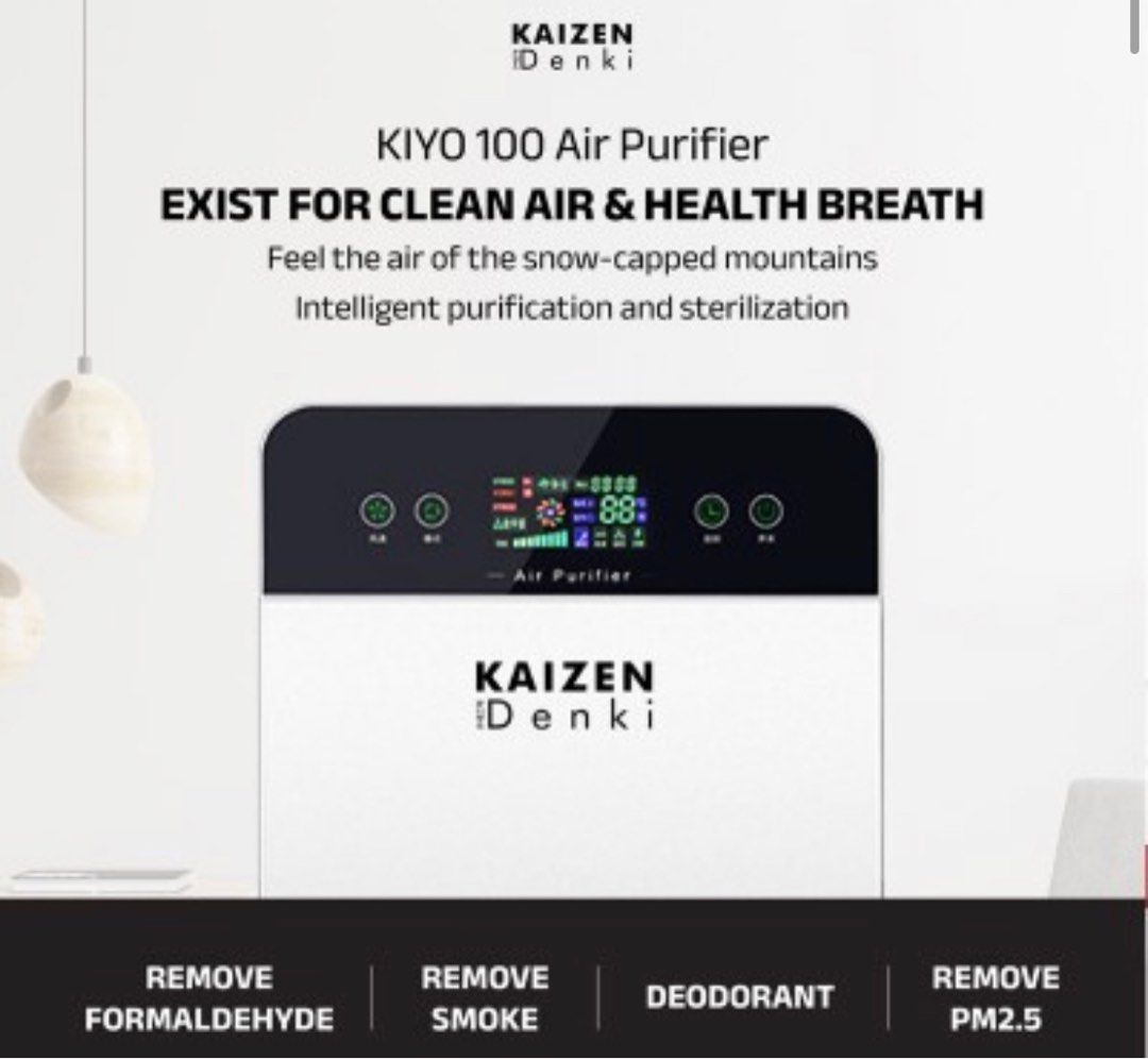 Kaizen Denki KIYO100 Air Purifier, TV & Home Appliances, Air Purifiers