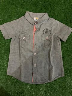 Kemeja anak baby popeye baju anak laki jeans denim