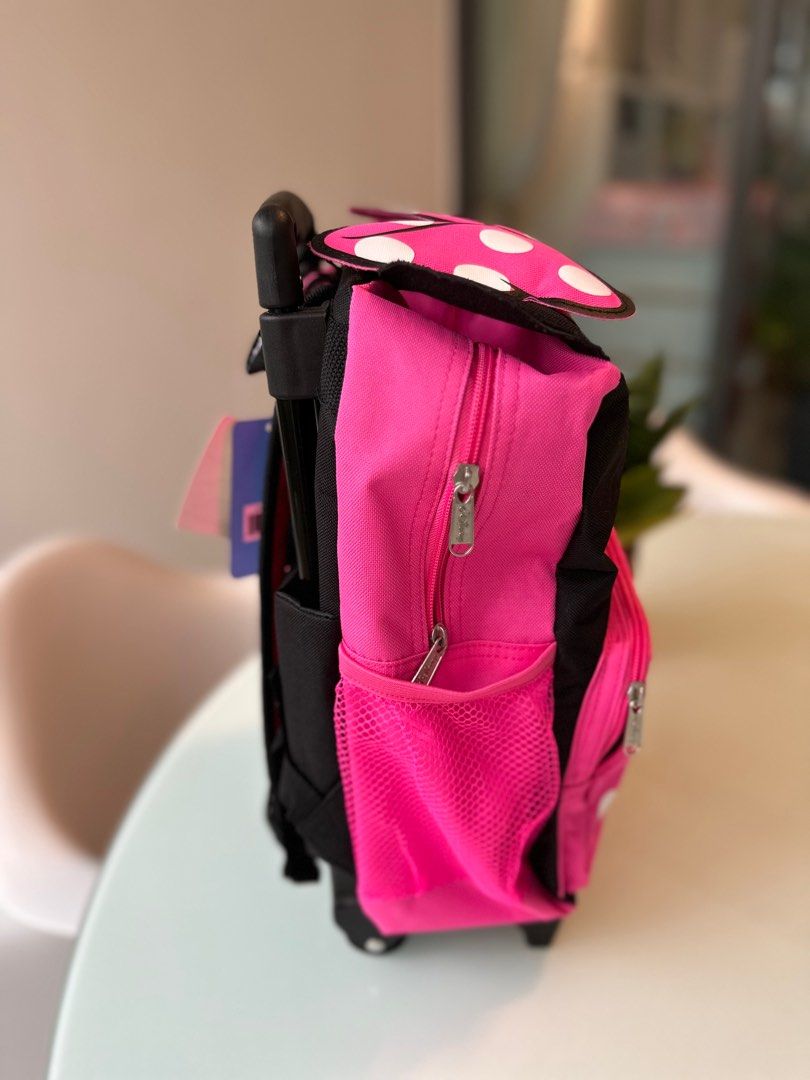 Kids Minnie Mouse wheelie backpack