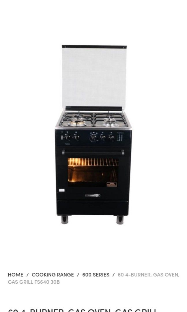 La Germania Gas Range Oven and Range hood Package, TV & Home Appliances