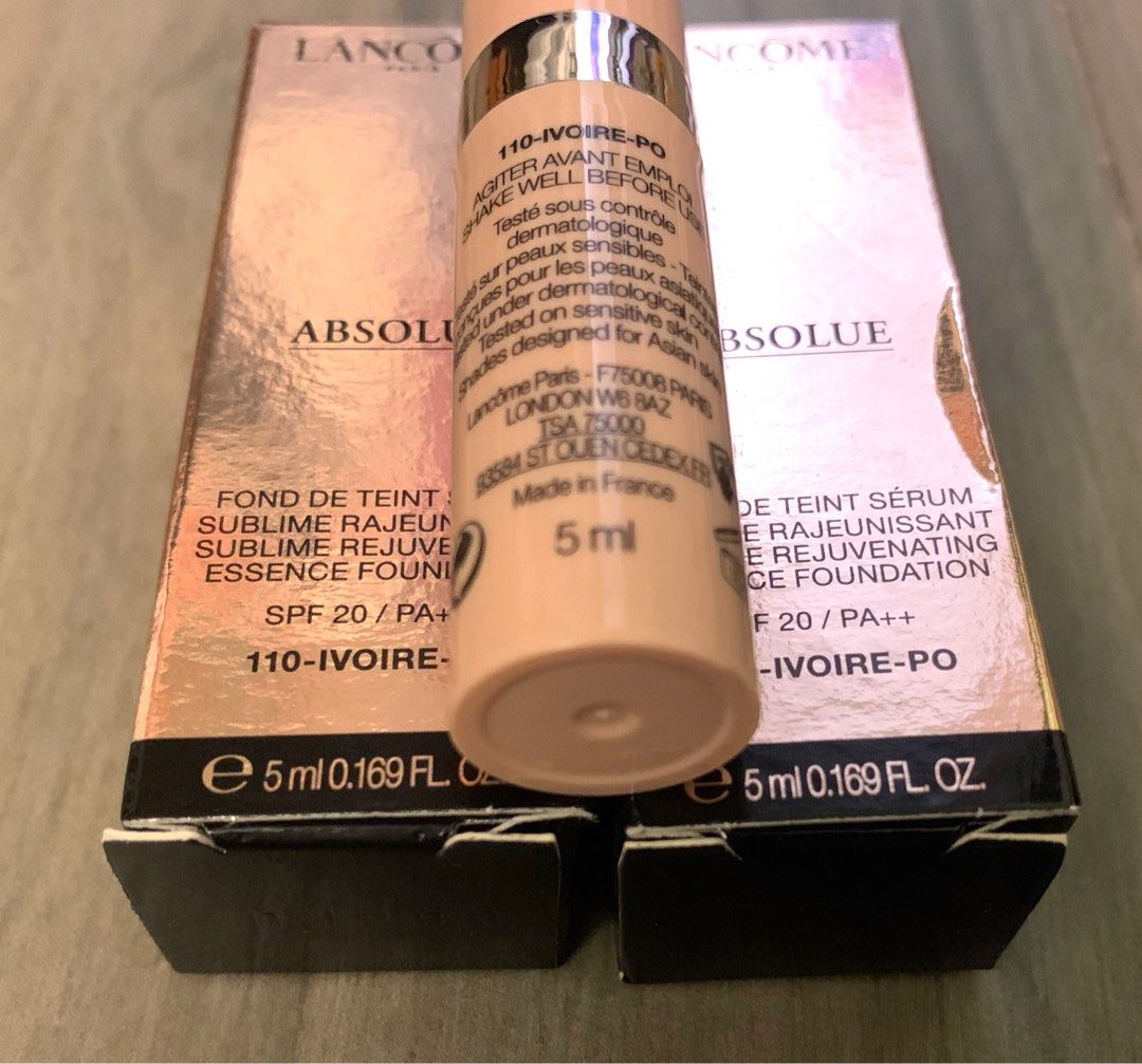 Lancome Absolue Foundation 5ml #110-Ivoire-Po, 美容＆個人護理