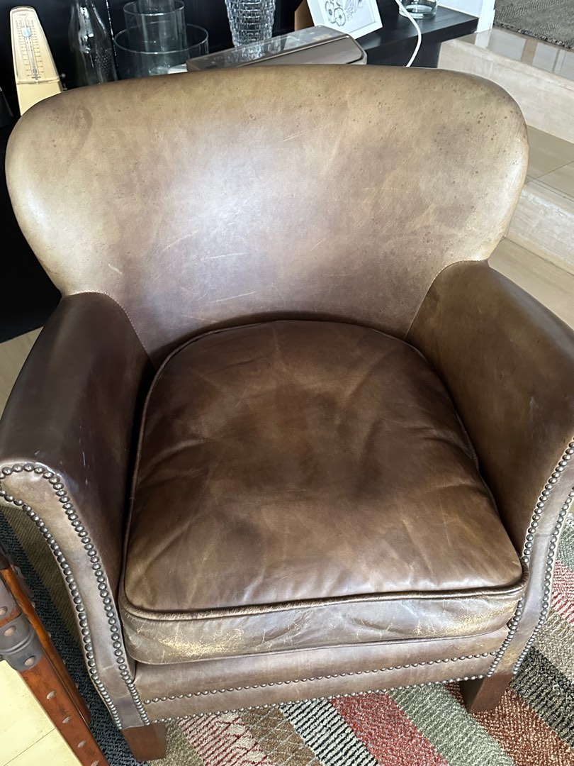 Leather occasional hotsell chairs for sale