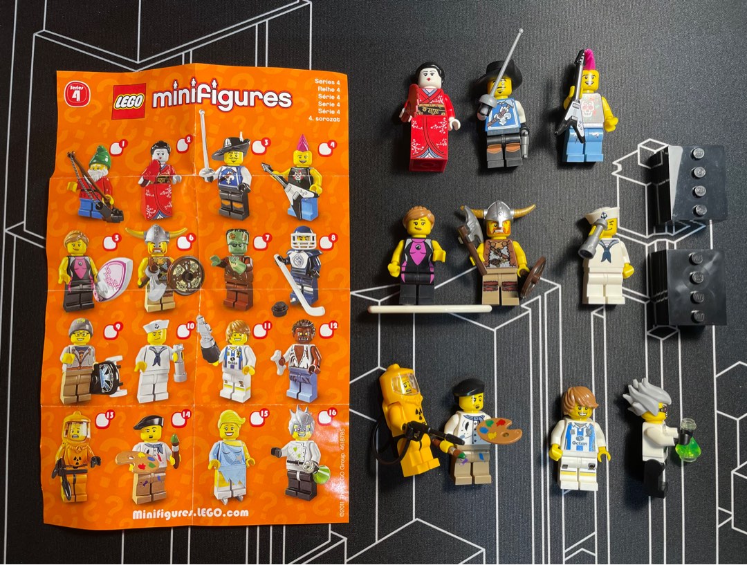 Lego Minifigure Series 4 Retired, Hobbies & Toys, Toys & Games on Carousell