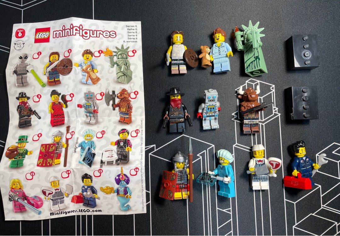 Lego minifigures serie 6 outlet