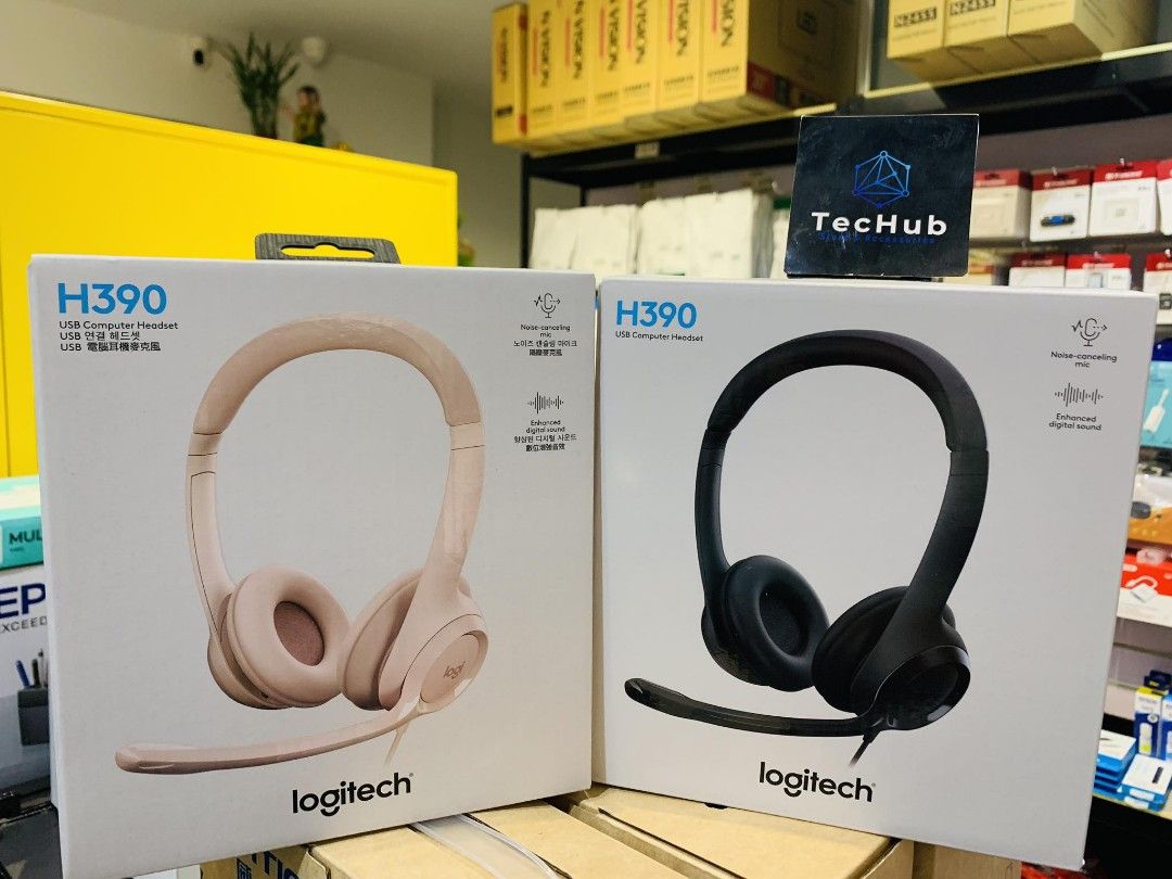 Logitech H390 USB Headset Black/Rose (Category: Headphones & Headsets) located in Makati City. Submitted by techubstoreandaccessories (Listing ID 1265176698, Image 3). Description: Logitech H390 USB Headset Black/Rose On Hand Ready to Ship/Pick-Up‼️ DETAILS: ✅Actual Picture Posted. ✅BRAND NEW & ORIGINAL. ✅7 Days Replacement for Factory Defects and 1year Limited Warranty. (Terms and conditions apply). ✅With Sales Invoice (BIR REGISTERED) and Warra