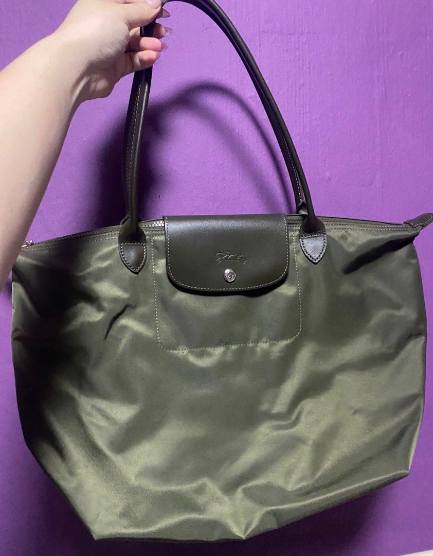 Longchamp Bag Authentic Army Green Luxury Bags Wallets on Carousell