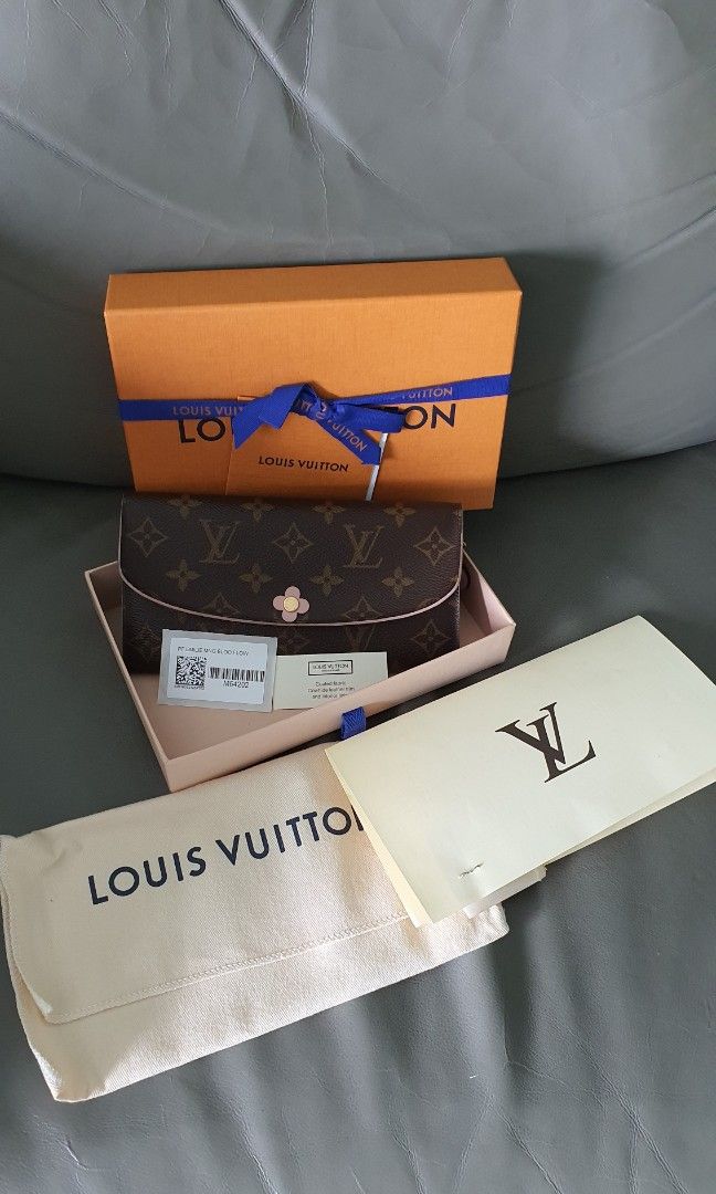 Louis Vuitton Emilie flower Wallet authentic full packaging n receipt