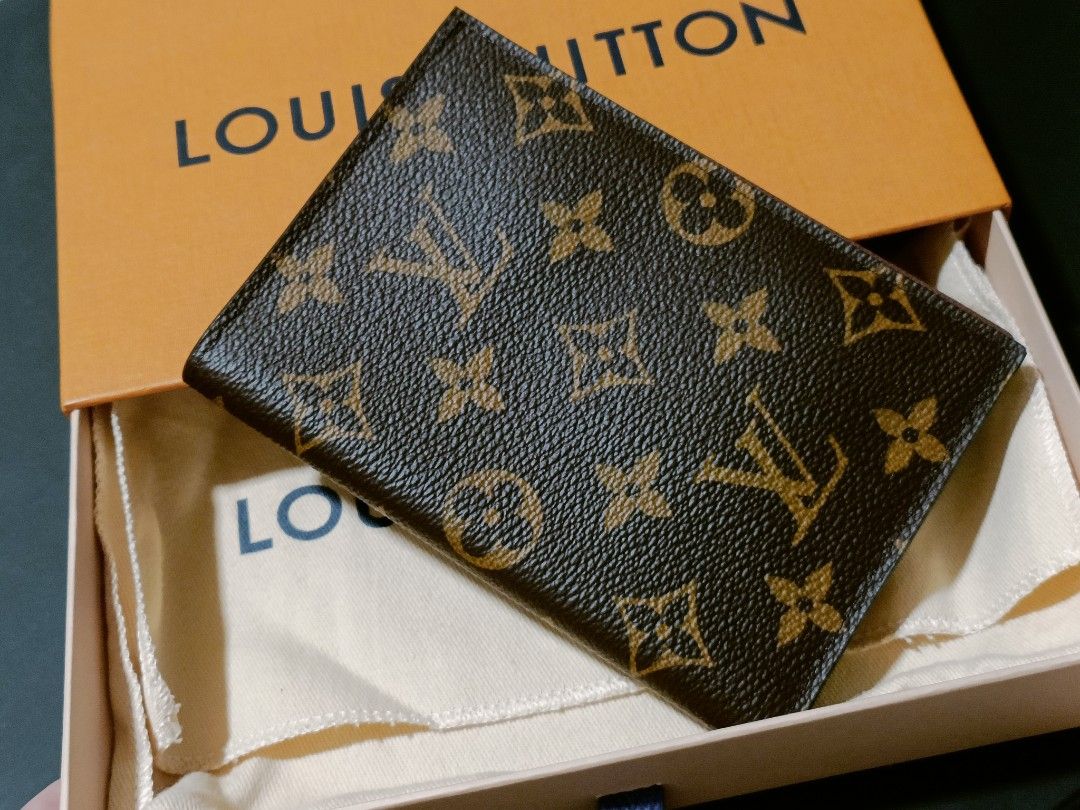 Louis Vuitton Passport Cover and Card/Coin Wallet in Monogram Eclipse,  Luxury, Bags & Wallets on Carousell