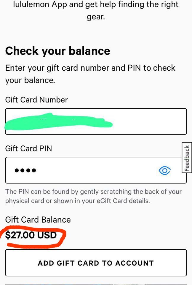 lululemon gift card Women s Fashion Activewear on Carousell