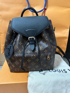 Pre-owned Louis Vuitton Apollo Backpack Monogram Upside Down Ink Navy