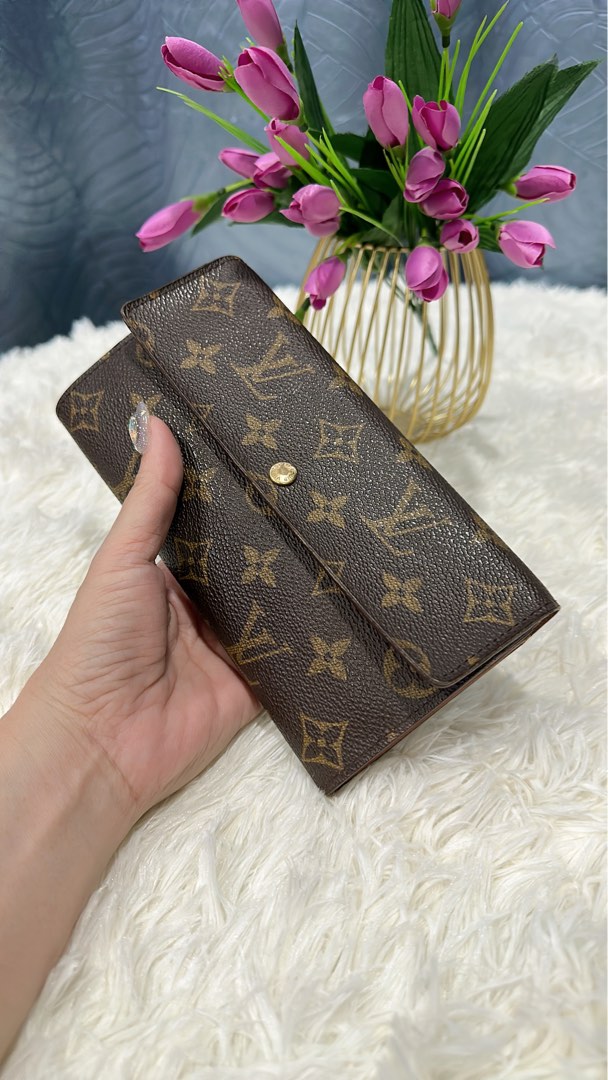 💯LV Monogram Long Wallet, Luxury, Bags & Wallets on Carousell