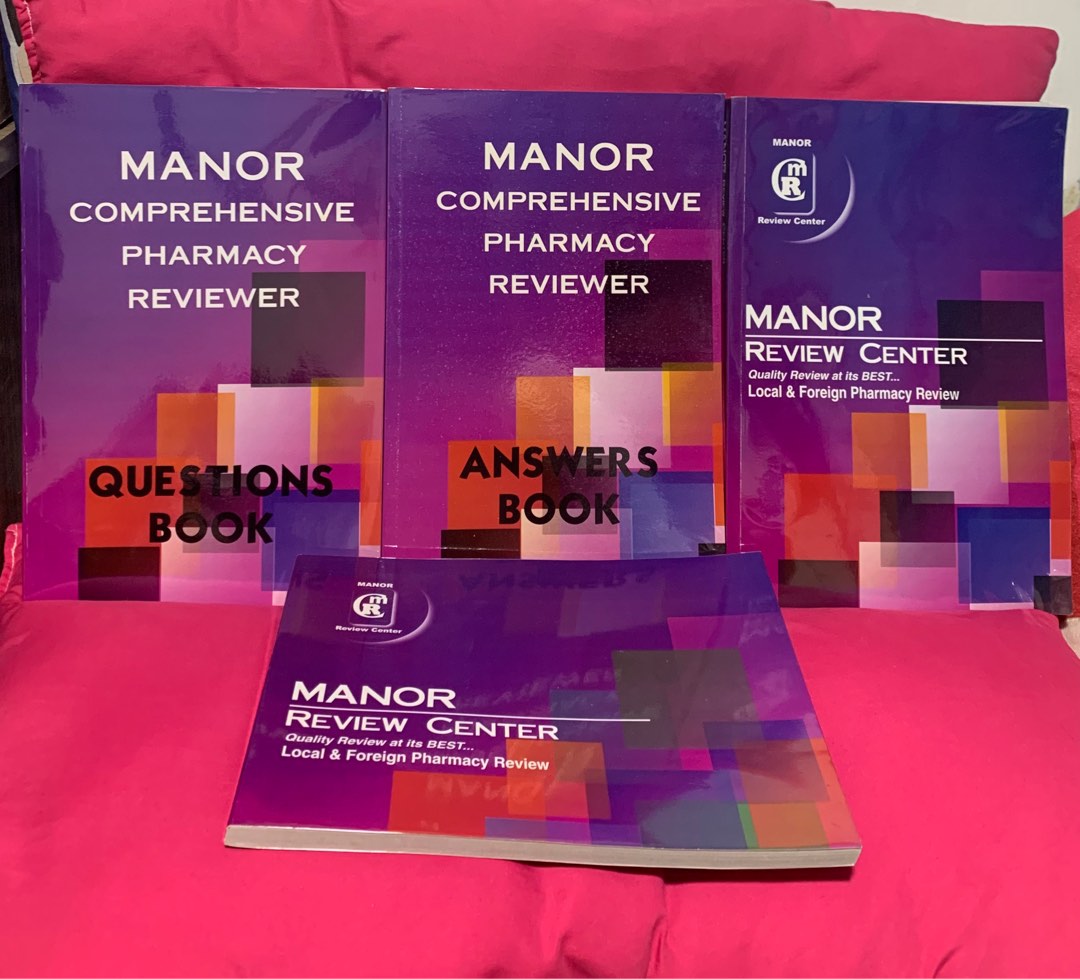 MANOR Review Complete Book Set (with free notes), Hobbies & Toys, Books